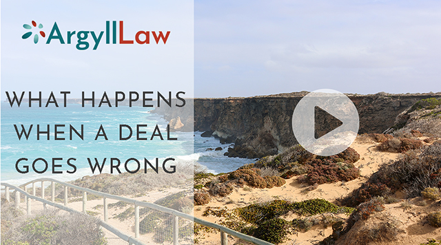 When a commercial deal starts to go wrong Thumbnail